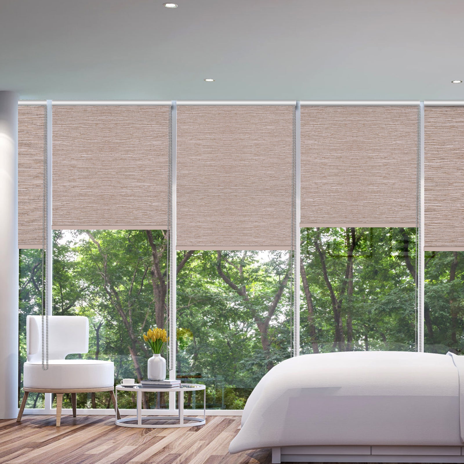 hiladuo-customized-roller shade-0 -brown stone