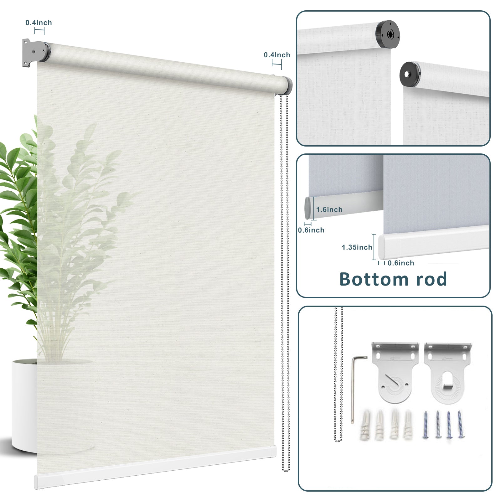 hiladuo-customized-roller shade-<1 -black white