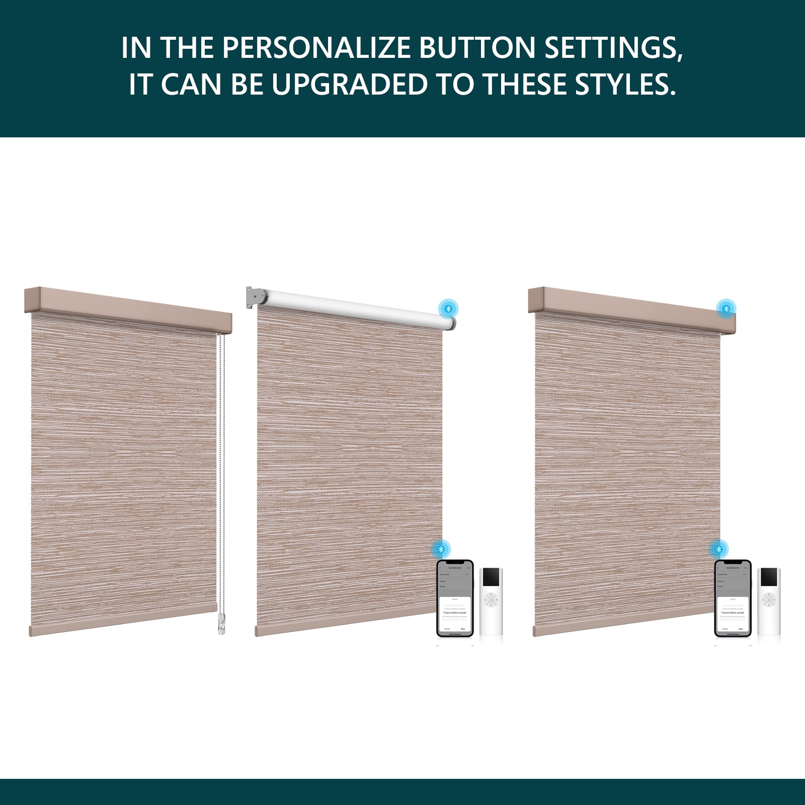 hiladuo-customized-roller shade-0 -brown stone