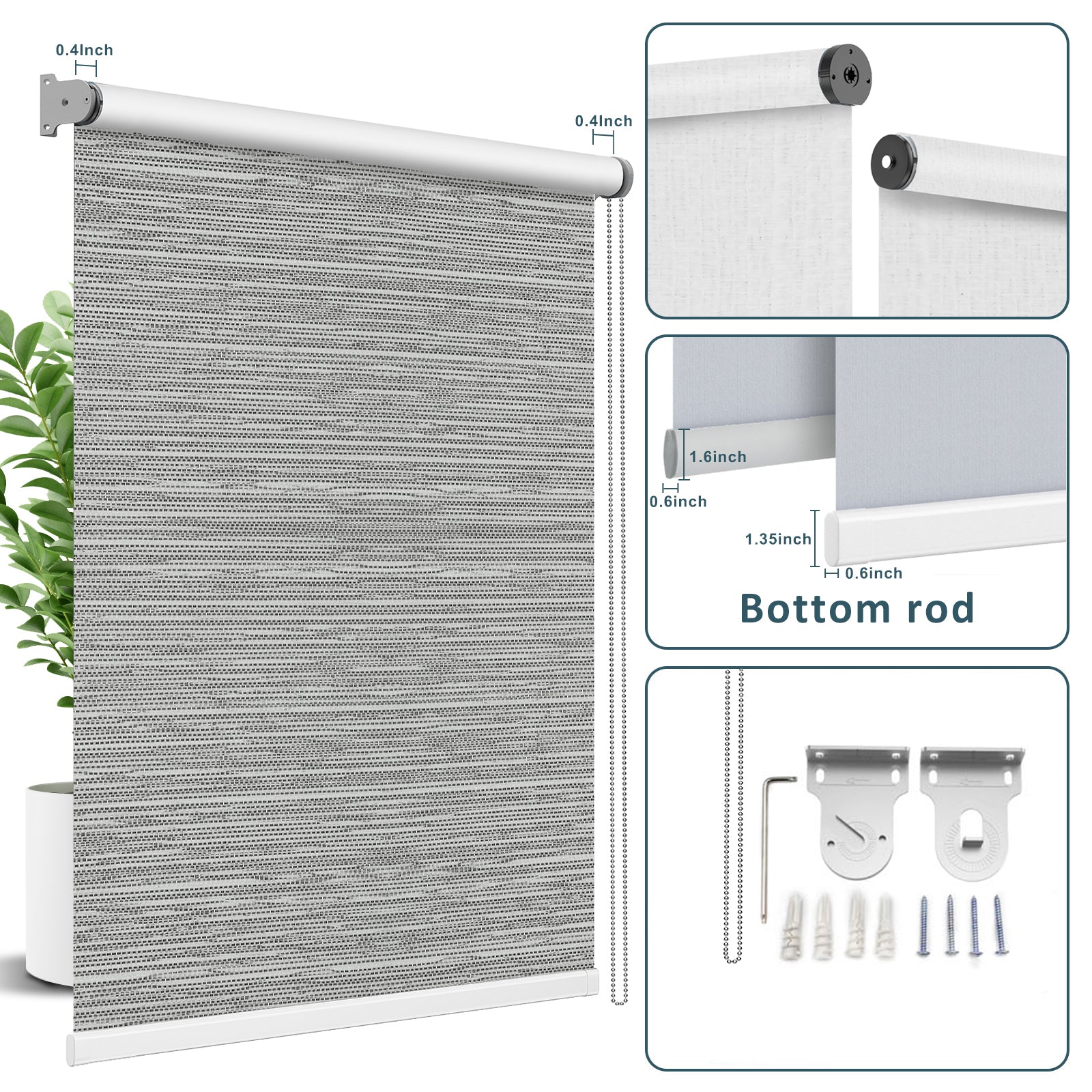 hiladuo-customized-roller shade-0 -steel