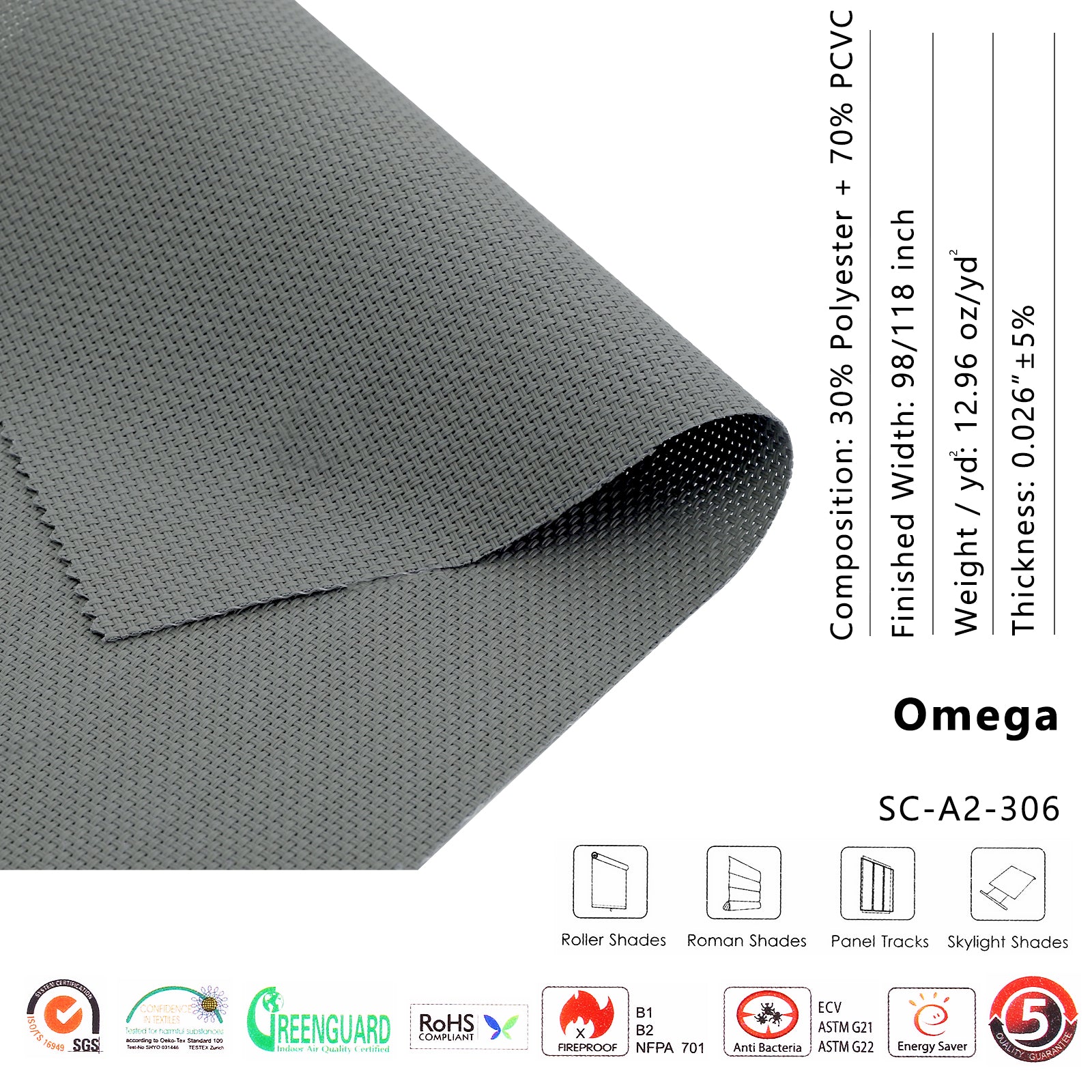 hiladuo-customized-roller shade-3 -gray/gray