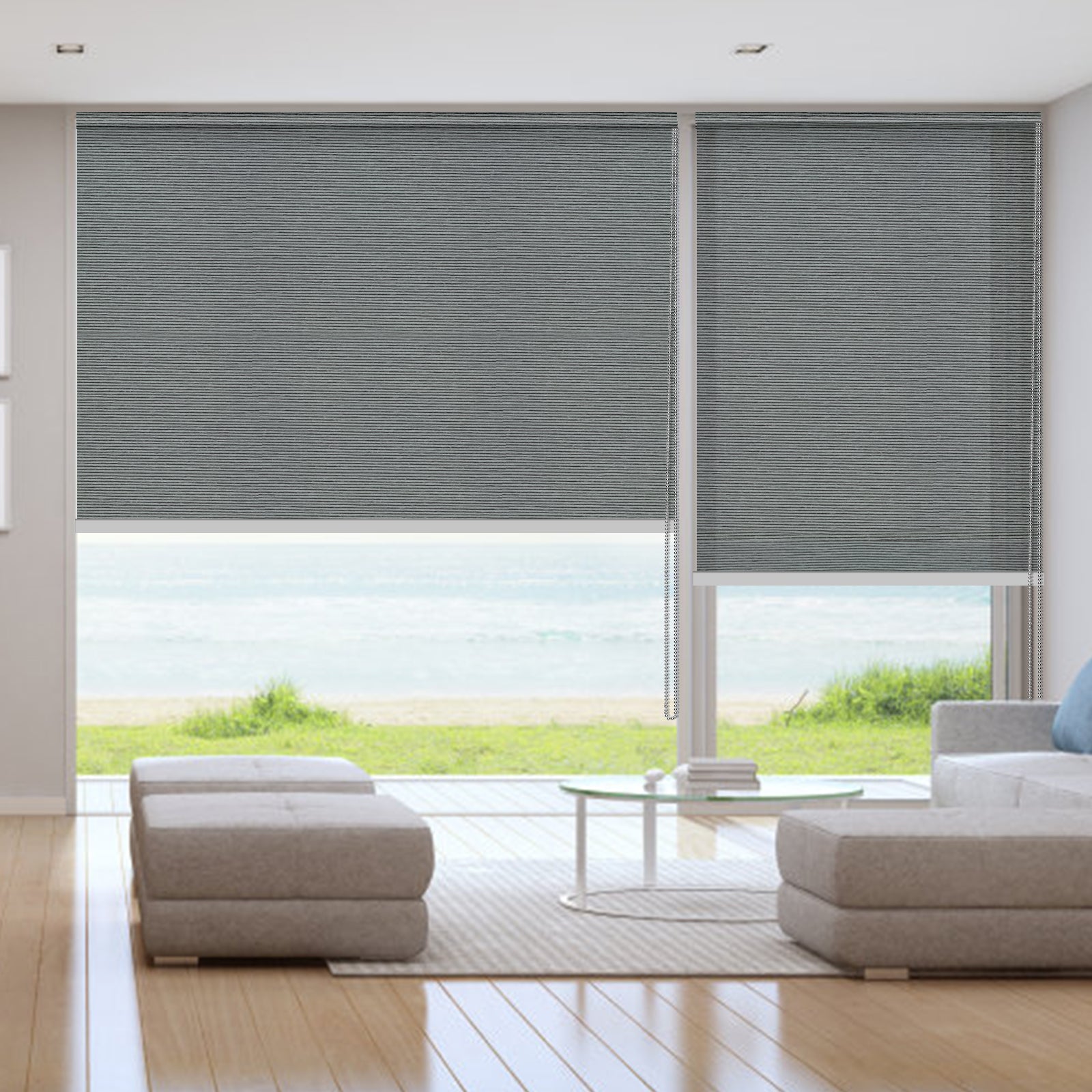 hiladuo-customized-roller shade-<1 -silver black