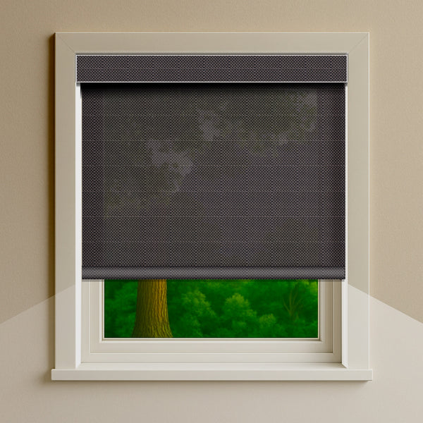 hiladuo-customized-roller shade-1 -black/bronze