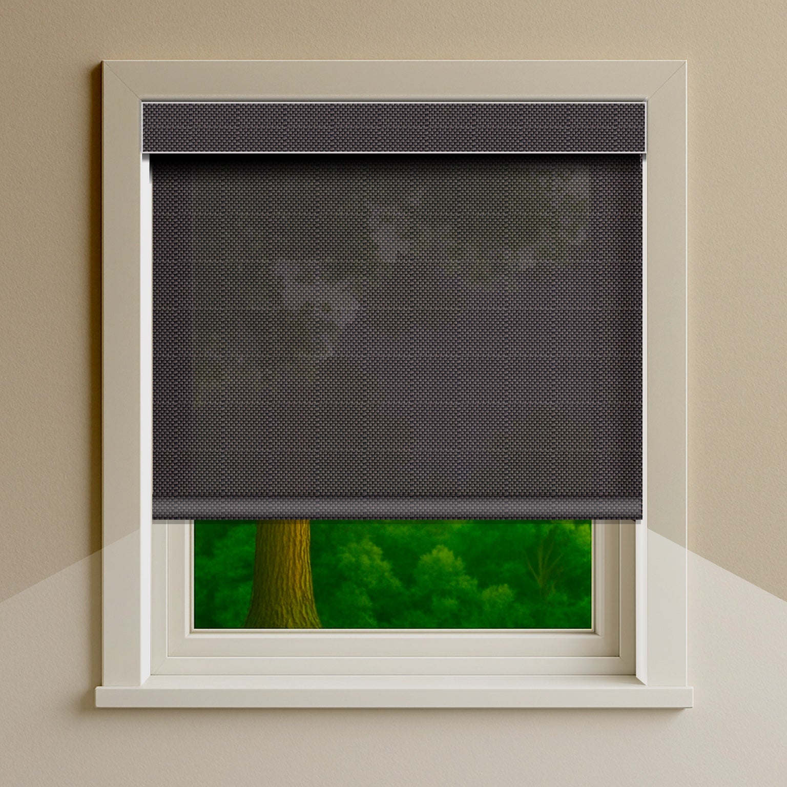 hiladuo-customized-roller shade-3 -black/bronze