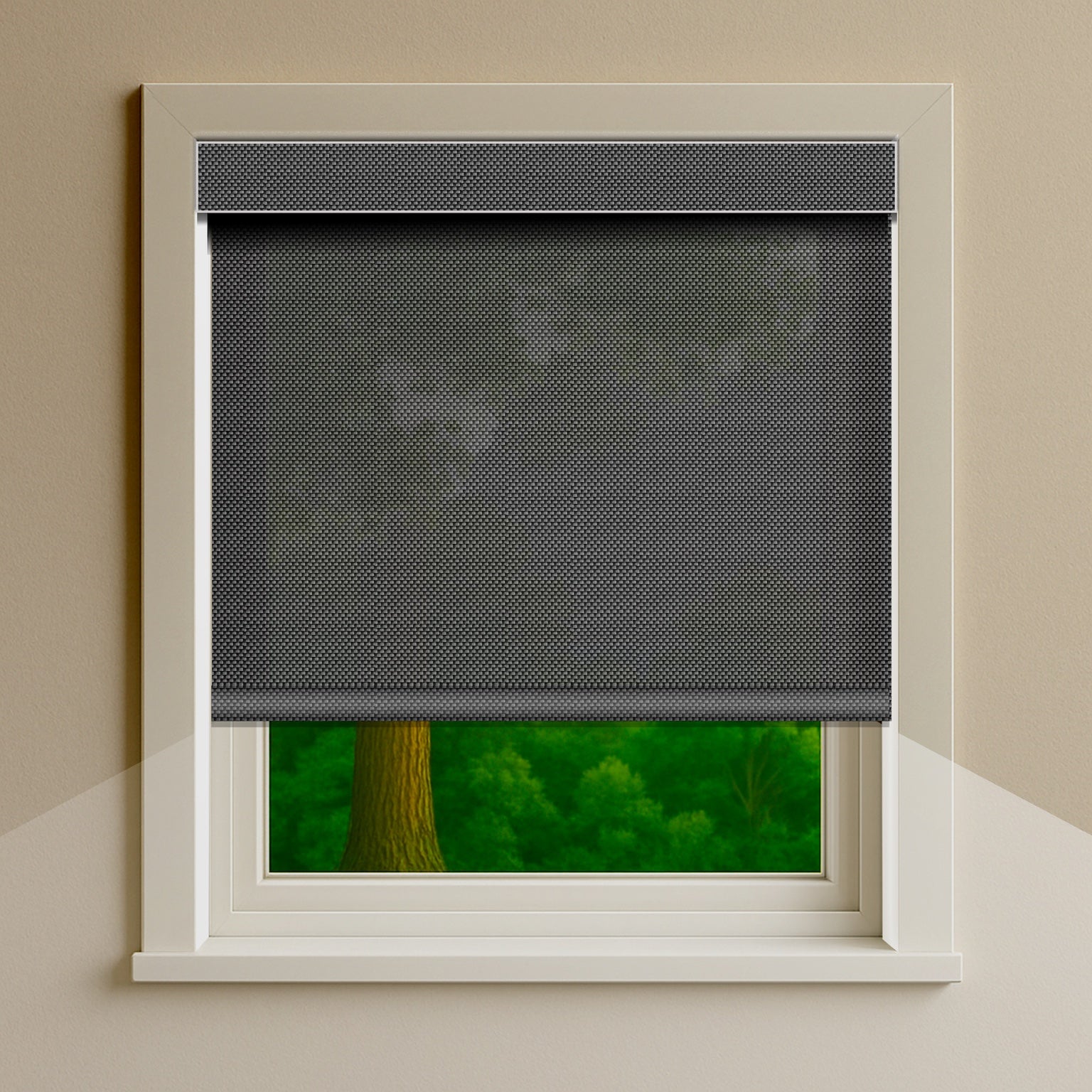 hiladuo-customized-roller shade-3 -black/gray