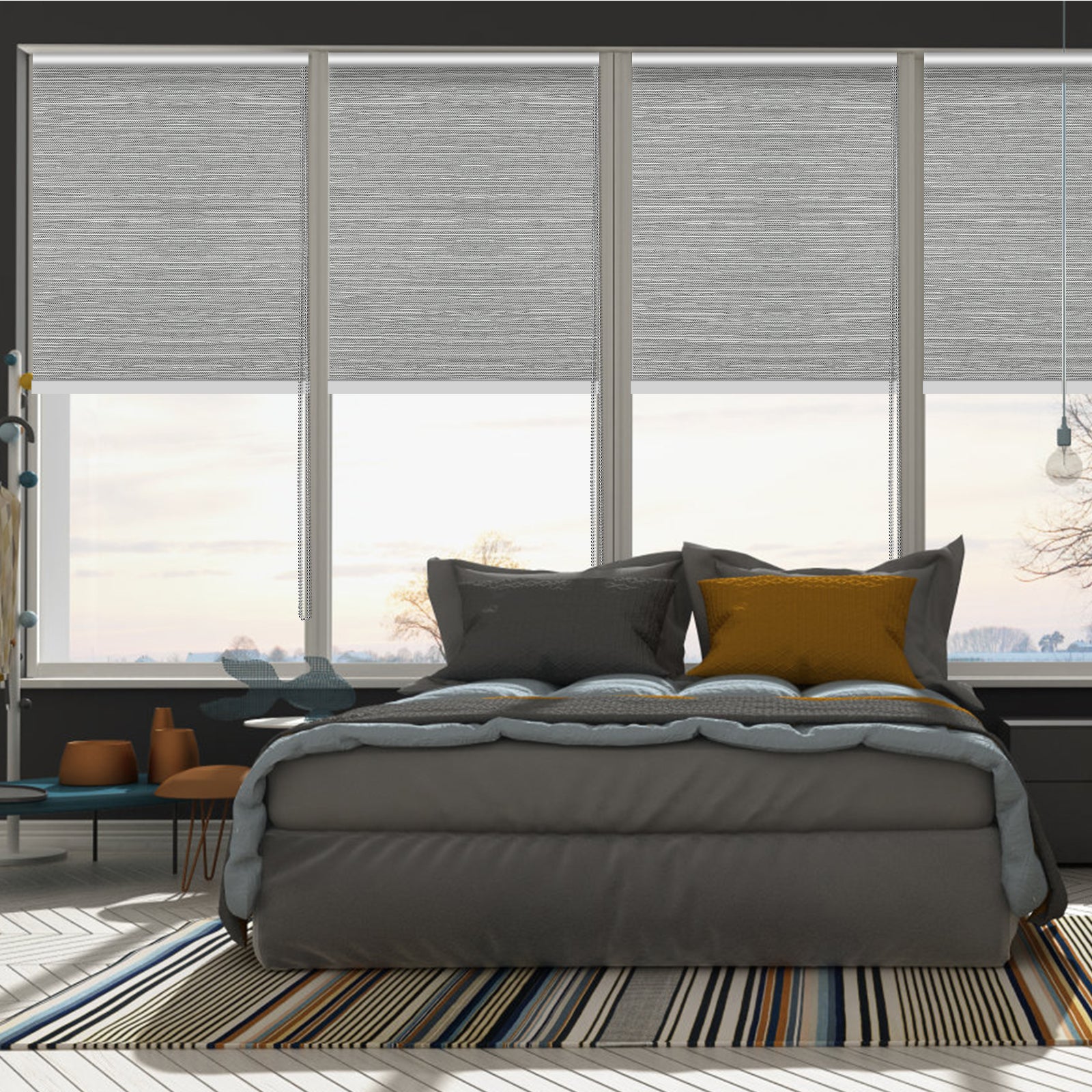 hiladuo-customized-roller shade-0 -steel