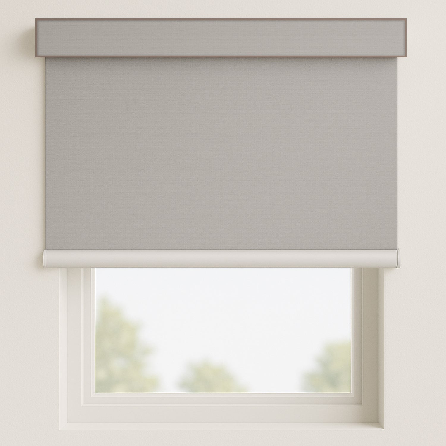 Brown frame with fabric insert